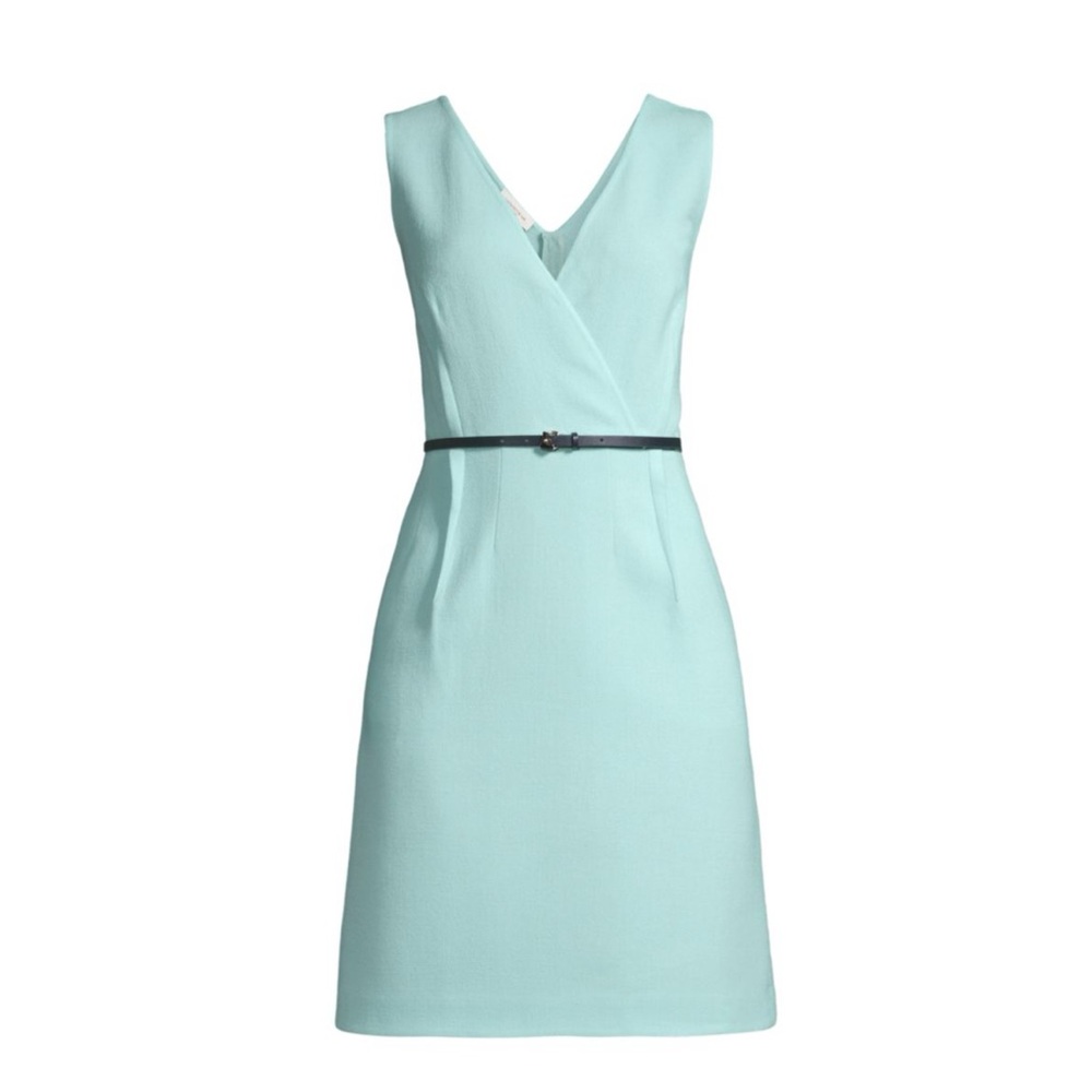 Lafayette 148 New York Women's Light Blue Knee Length Dress